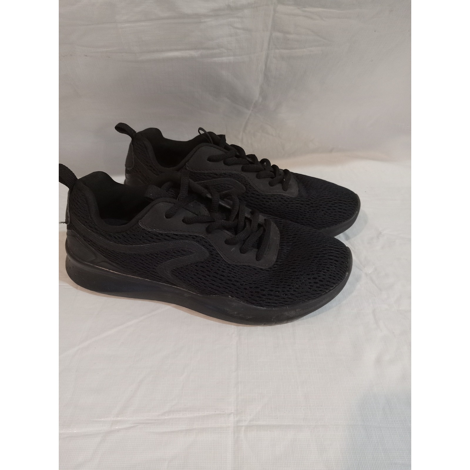 Bcg Womens Black Mesh Memory Foam Athletic Sneakers Shoes Size 7.5b 165243